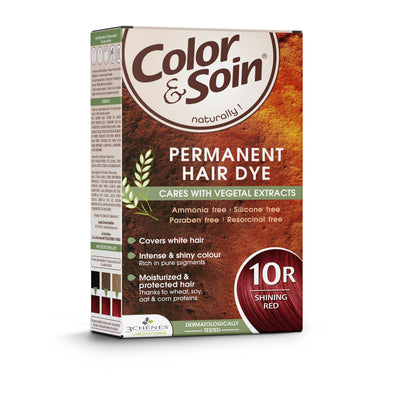 COLOR &amp; SOIN ammoniaagivaba juuksevärv 10R Säravpunane 135 ml