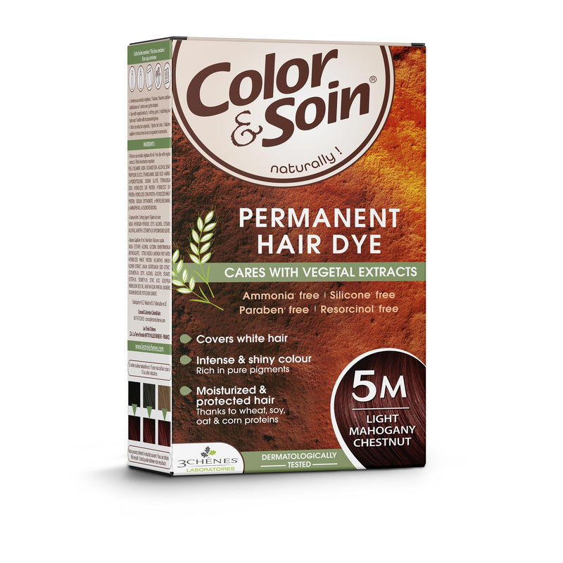 COLOR &amp; SOIN ammoniaagivaba juuksevärv 5M hele mahagonikastan 135 ml, nuotrauka Nr. 3