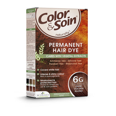COLOR &amp; SOIN ammoniaagivaba juuksevärv 6G Tume Kuldne Blond 135 ml