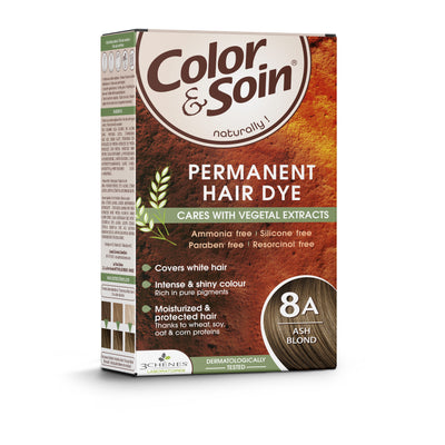 COLOR &amp; SOIN ammoniaagivaba juuksevärv 8A Tuhkblond 135 ml