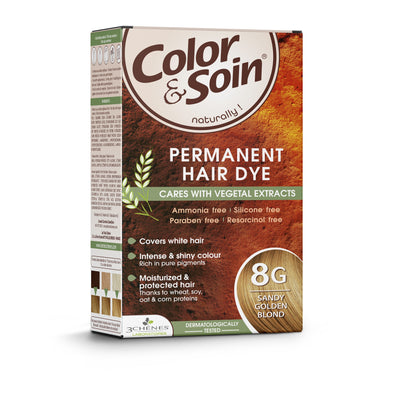 COLOR &amp; SOIN ammoniaagivaba juuksevärv 8G Liivakas Kuldne Blond 135 ml