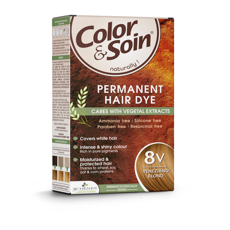 COLOR &amp; SOIN ammoniaagivaba juuksevärv 8V Veneziano Blond 135 ml, nuotrauka Nr. 3
