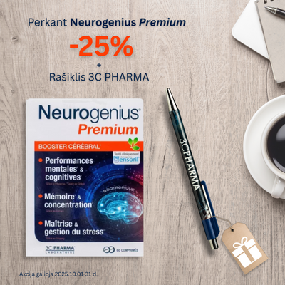 3C PHARMA Neurogenius Premium, tabletid N60