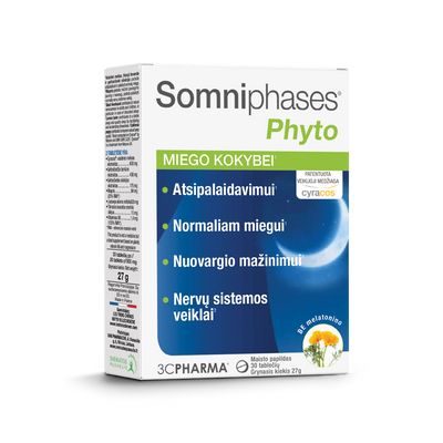 3C PHARMA Somniphases Phyto tabletid N30