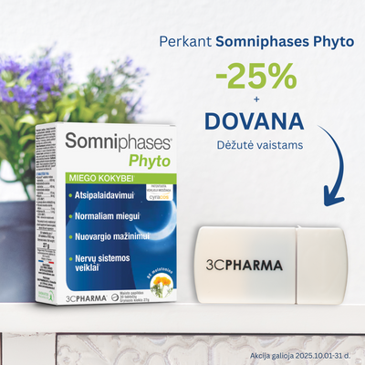 3C PHARMA Somniphases Phyto tabletid N30