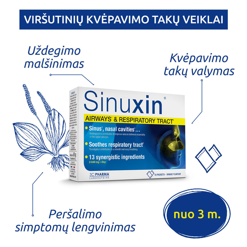 3C PHARMA Sinuxin, kotikesed N16, nuotrauka Nr. 2