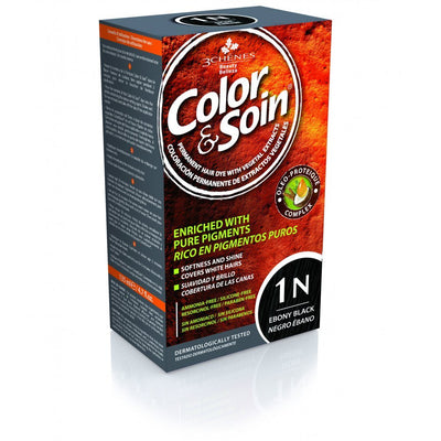 COLOR &amp; SOIN ammoniaagivaba juuksevärv 1N Eebenimust 135 ml