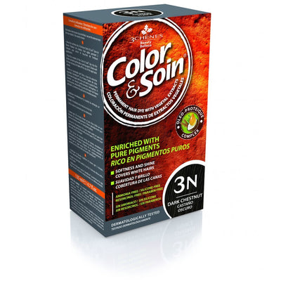 COLOR &amp; SOIN ammoniaagivaba juuksevärv 3N Tumekastan 135 ml