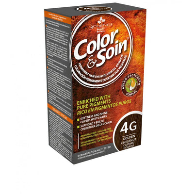 COLOR &amp; SOIN ammoniaagivaba juuksevärv 4G Kuldne Kastan 135 ml