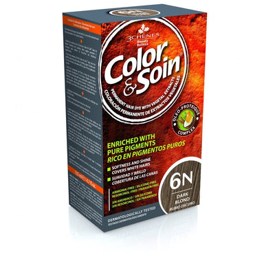 COLOR &amp; SOIN ammoniaagivaba juuksevärv 6N Tumeblond 135 ml