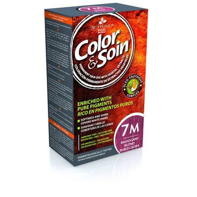 COLOR &amp; SOIN ammoniaagivaba juuksevärv 7M mahagoniblond 135 ml