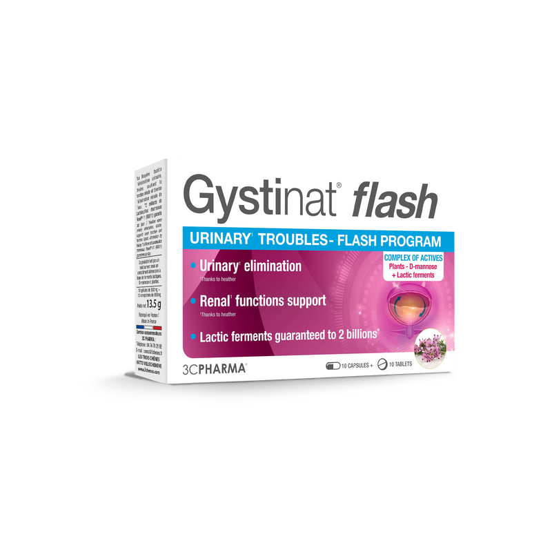 3C PHARMA Gystinat Flash, tabletid N10, kapslid N10, nuotrauka Nr. 1